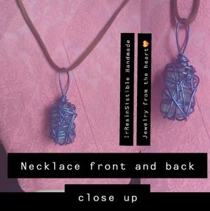 Blue paradise 💠 Sea glass necklace